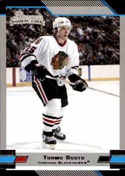 2003-04 Bowman Draft Picks and Prospects #113 Tuomo Ruutu Front