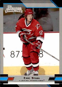 2003-04 Bowman Draft Picks and Prospects #120 Eric Staal Front