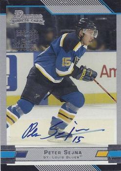 2003-04 Bowman Draft Picks and Prospects #148 Peter Sejna Front