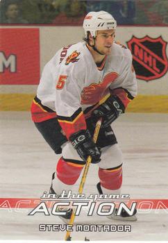 2003-04 In The Game Action #4 Steve Montador Front