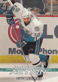 2003-04 In The Game Action #64 Mike Leclerc Front
