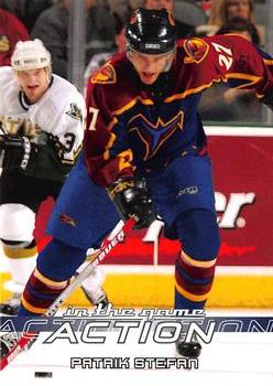 2003-04 In The Game Action #73 Patrik Stefan Front
