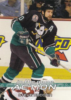 2003-04 In The Game Action #91 Steve Rucchin Front