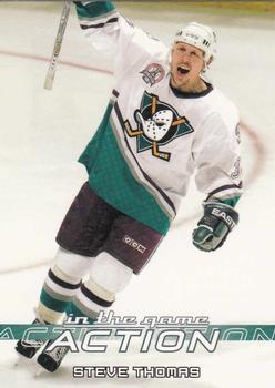 2003-04 In The Game Action #93 Steve Thomas Front