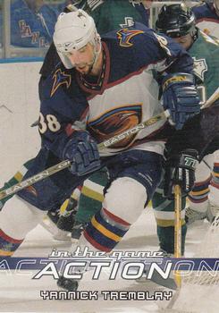 2003-04 In The Game Action #95 Yannick Tremblay Front
