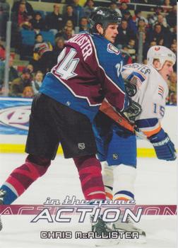 2003-04 In The Game Action #128 Chris McAllister Front