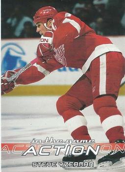 2003-04 In The Game Action #211 Steve Yzerman Front