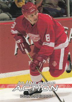 2003-04 In The Game Action #235 Igor Larionov Front