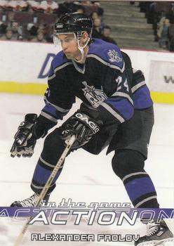2003-04 In The Game Action #268 Alexander Frolov Front