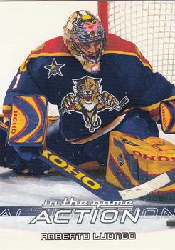 2003-04 In The Game Action #298 Roberto Luongo Front
