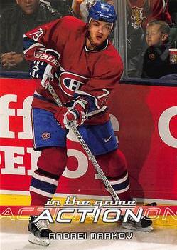 2003-04 In The Game Action #307 Andrei Markov Front