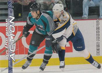 2003-04 In The Game Action #325 Denis Arkhipov Front