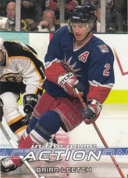2003-04 In The Game Action #344 Brian Leetch Front