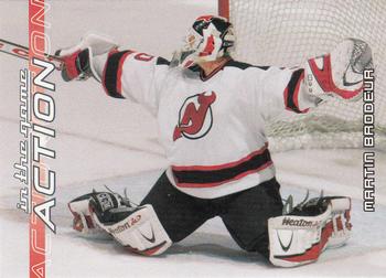 2003-04 In The Game Action #357 Martin Brodeur Front