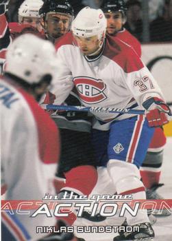 2003-04 In The Game Action #367 Niklas Sundstrom Front