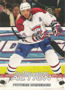 2003-04 In The Game Action #371 Patrice Brisebois Front
