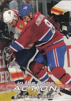 2003-04 In The Game Action #387 Mike Komisarek Front