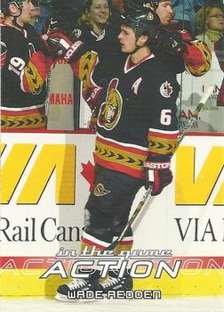 2003-04 In The Game Action #404 Wade Redden Front