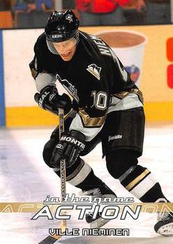 2003-04 In The Game Action #418 Ville Nieminen Front
