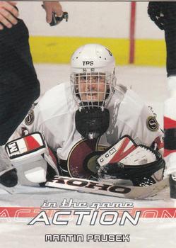 2003-04 In The Game Action #455 Martin Prusek Front