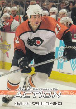 2003-04 In The Game Action #472 Dimitri Yushkevich Front