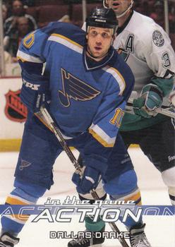 2003-04 In The Game Action #527 Dallas Drake Front