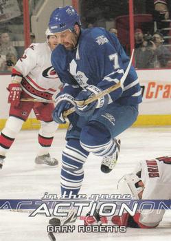 2003-04 In The Game Action #542 Gary Roberts Front