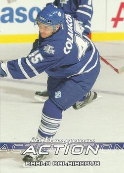 2003-04 In The Game Action #547 Carlo Colaiacovo Front