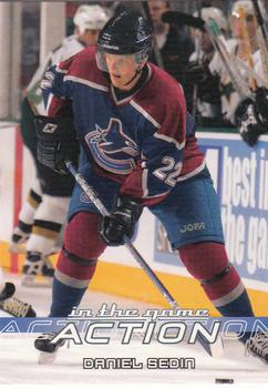 2003-04 In The Game Action #550 Daniel Sedin Front