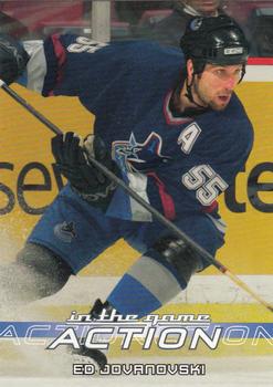 2003-04 In The Game Action #598 Ed Jovanovski Front