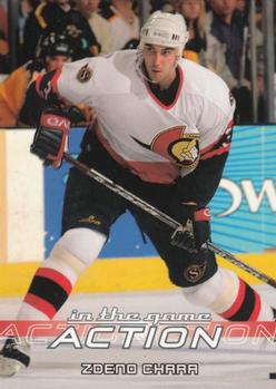 2003-04 In The Game Action #422 Zdeno Chara Front