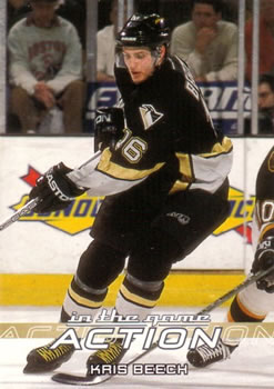 2003-04 In The Game Action #448 Kris Beech Front