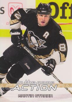 2003-04 In The Game Action #452 Martin Straka Front
