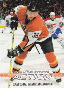 2003-04 In The Game Action #482 Dennis Seidenberg Front