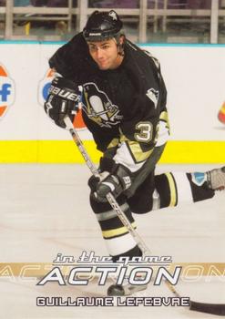 2003-04 In The Game Action #490 Guillaume Lefebvre Front