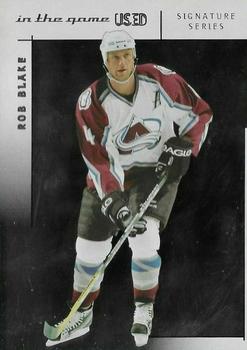 2003-04 In The Game Used Signature Series #7 Rob Blake Front