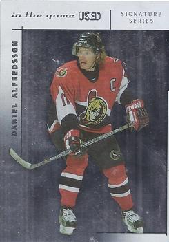 2003-04 In The Game Used Signature Series #38 Daniel Alfredsson Front