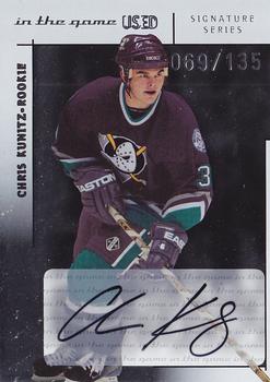 2003-04 In The Game Used Signature Series #142 Chris Kunitz Front