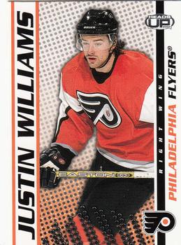 2003-04 Pacific Heads Up #75 Justin Williams Front