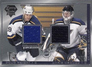 2003-04 Pacific Luxury Suite #46a Doug Weight / Chris Osgood Front