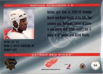 2003-04 Pacific Luxury Suite #64 Nathan Robinson Back