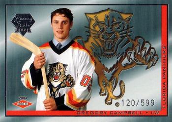 2003-04 Pacific Luxury Suite #67 Gregory Campbell Front