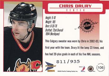 Calgary Flames 37 Days Until the Season Starts: #37 Chris Drury