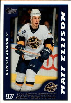 2003-04 Pacific Prospects AHL #62 Matt Ellison Front