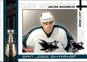 2003-04 Pacific Quest for the Cup #135 Milan Michalek Front