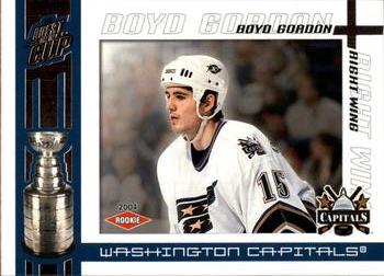 2003-04 Pacific Quest for the Cup #138 Boyd Gordon Front
