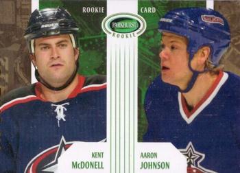 2003-04 Parkhurst Rookie #62 Kent McDonell / Aaron Johnson Front