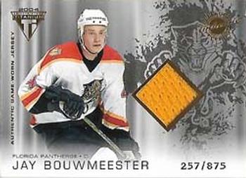 2003-04 Pacific Private Stock Titanium #156 Jay Bouwmeester Front