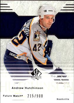 2003-04 SP Authentic #91 Andrew Hutchinson Front