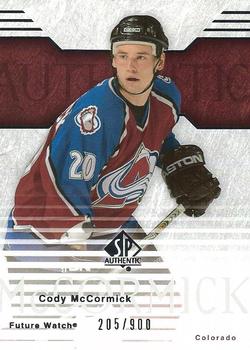 2003-04 SP Authentic #95 Cody McCormick Front